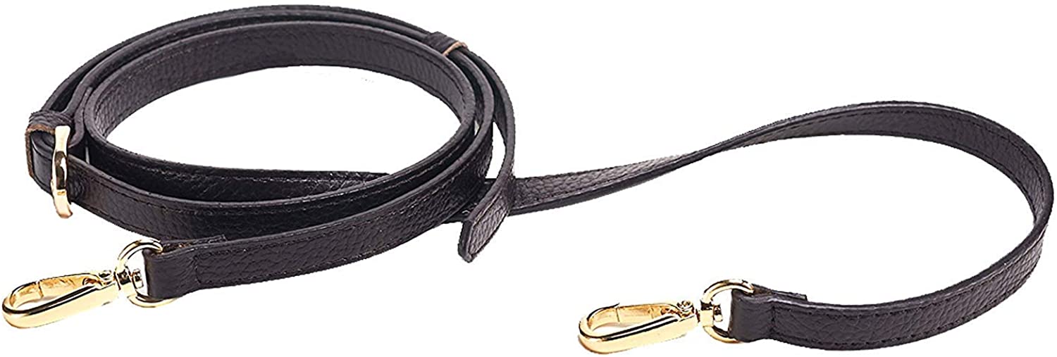 LIVE UP Full Grain Leather Adjustable Replacement Strap Cross Body Bag Purse, 43-51 Inch