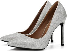 
                        
                          Muat gambar ke penampil Galeri, LIURUIJIA Womens Stiletto Pumps Pointed Toe High Heel Slip On Wedding Party Office Shoes 666
                        
                      