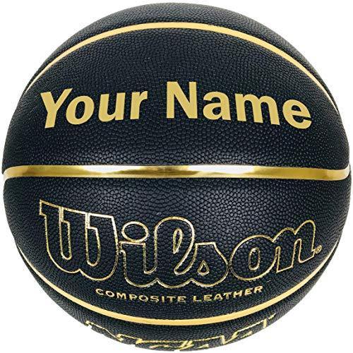 Customized Personalized Wilson NCAA Black and Gold Basketball Official Size 29.5" - JOY2ESpree