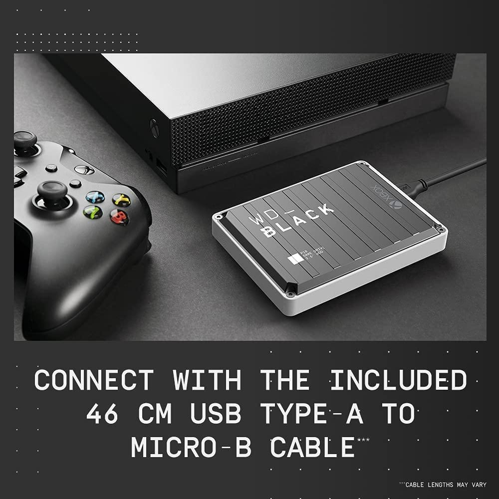 WD_Black 5TB P10 Game Drive, Portable External Hard Drive HDD, Compatible with Playstation, Xbox, PC, & Mac - WDBA3A0050BBK-WESN - JOY2ESpree