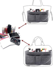 
                        
                          Muat gambar ke penampil Galeri, Felt Fabric Purse Tote Diaper Bag Organizer Insert Bag in Bag with Zipper Inner Pocket For Neverfull Speedy
                        
                      