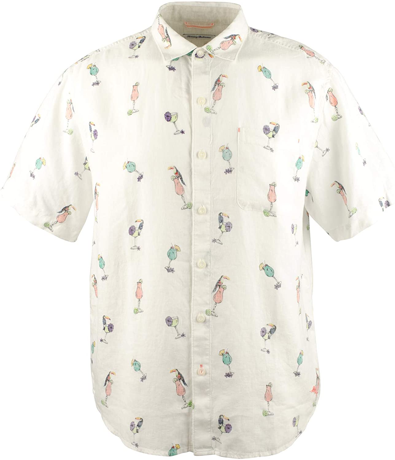 Tommy Bahama Toucan Tini Linen Camp Shirt