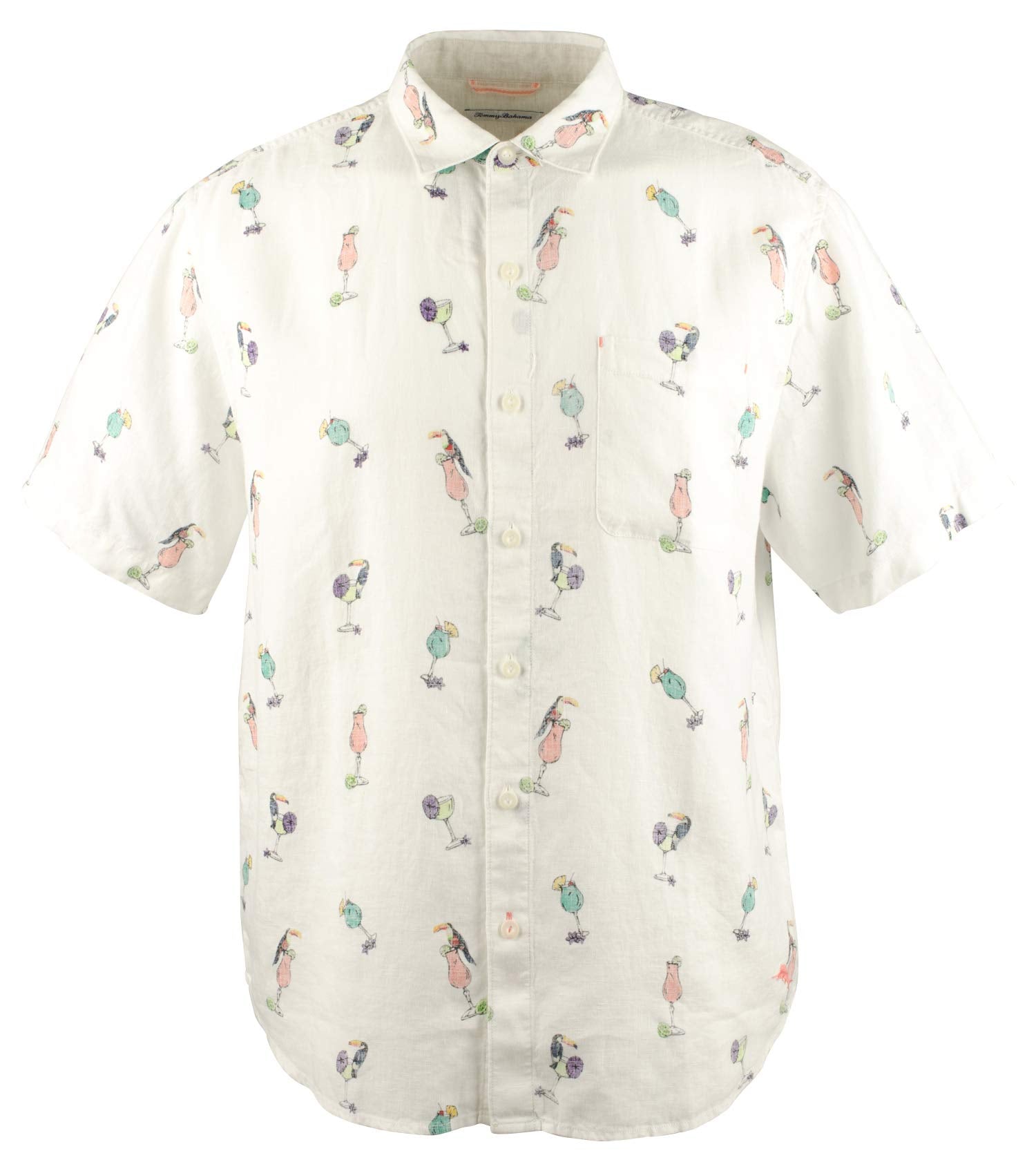 Tommy Bahama Toucan Tini Linen Camp Shirt