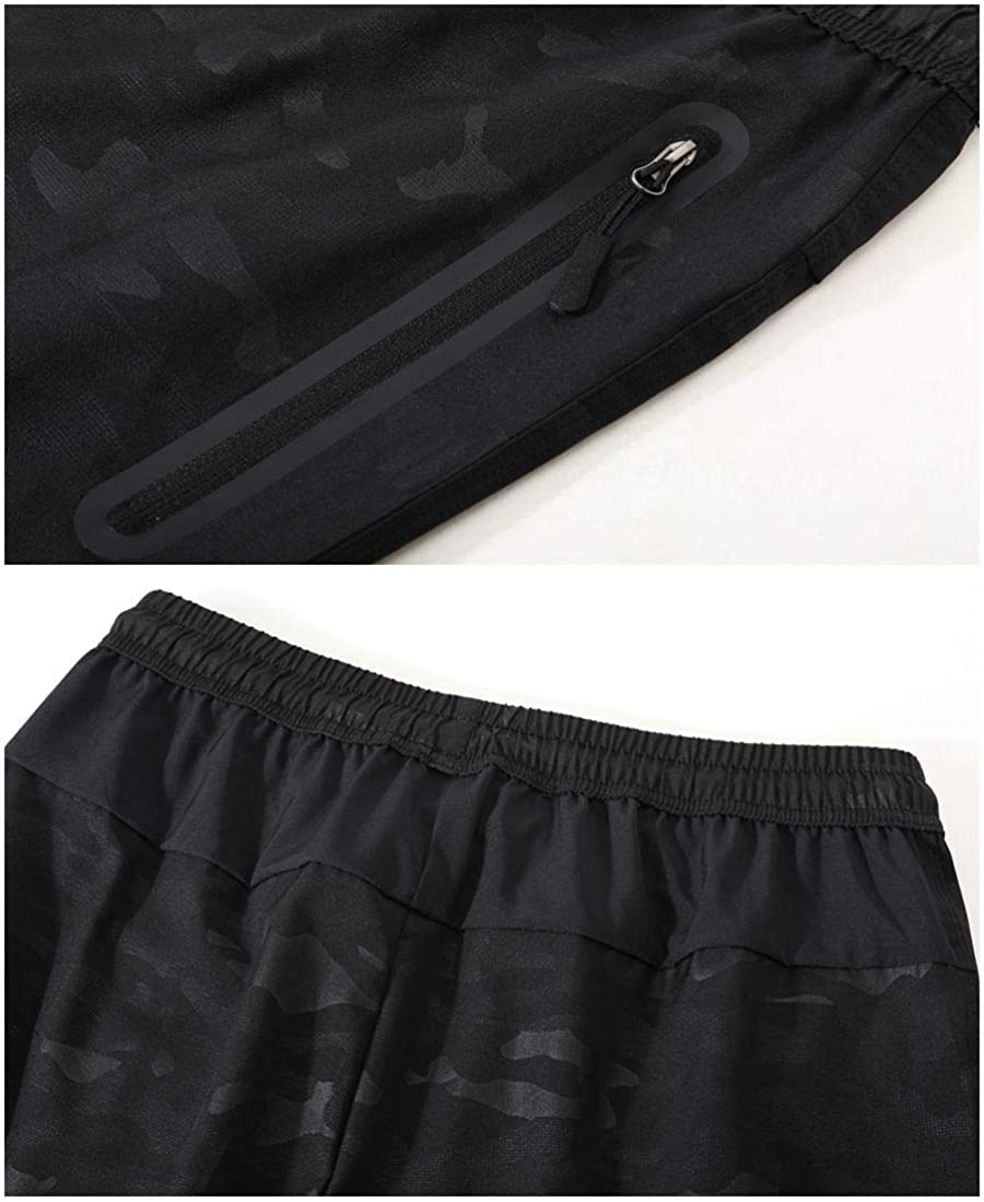 Rdruko Men's Jogger Casual Pants Lightweight Breathable Quick Dry Hiking Running Outdoor Sports Pants