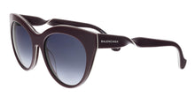 
                        
                          Load image into Gallery viewer, Sunglasses Balenciaga BA 0051 69W shiny bordeaux / gradient blue
                        
                      