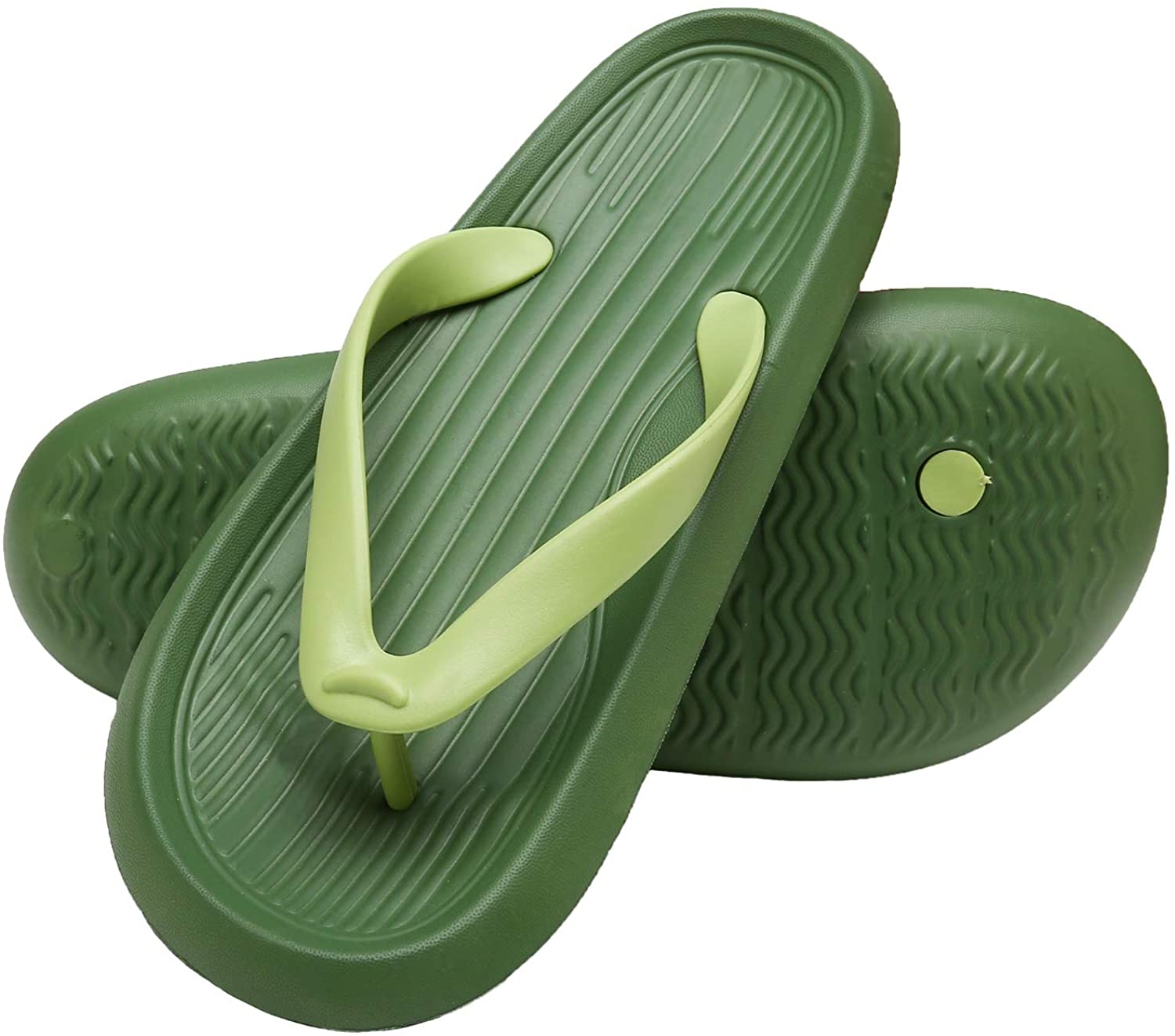 ChayChax Men’s Women’s Flip Flops Lightweight Thong Sandals Summer Beach Pool Shower Slippers