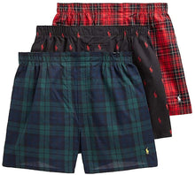 
                        
                          Cargar imagen en el visor de la galería, Polo Ralph Lauren Men's 3-Pack Classic Fit Packaged Woven Boxers
                        
                      