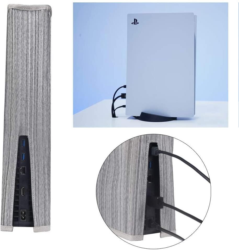 SHIYETA PS5 Dust Cover Soft Thick Cover Sleeve for Playstation 5 Console Digital Edition & Regular Edition - JOY2ESpree