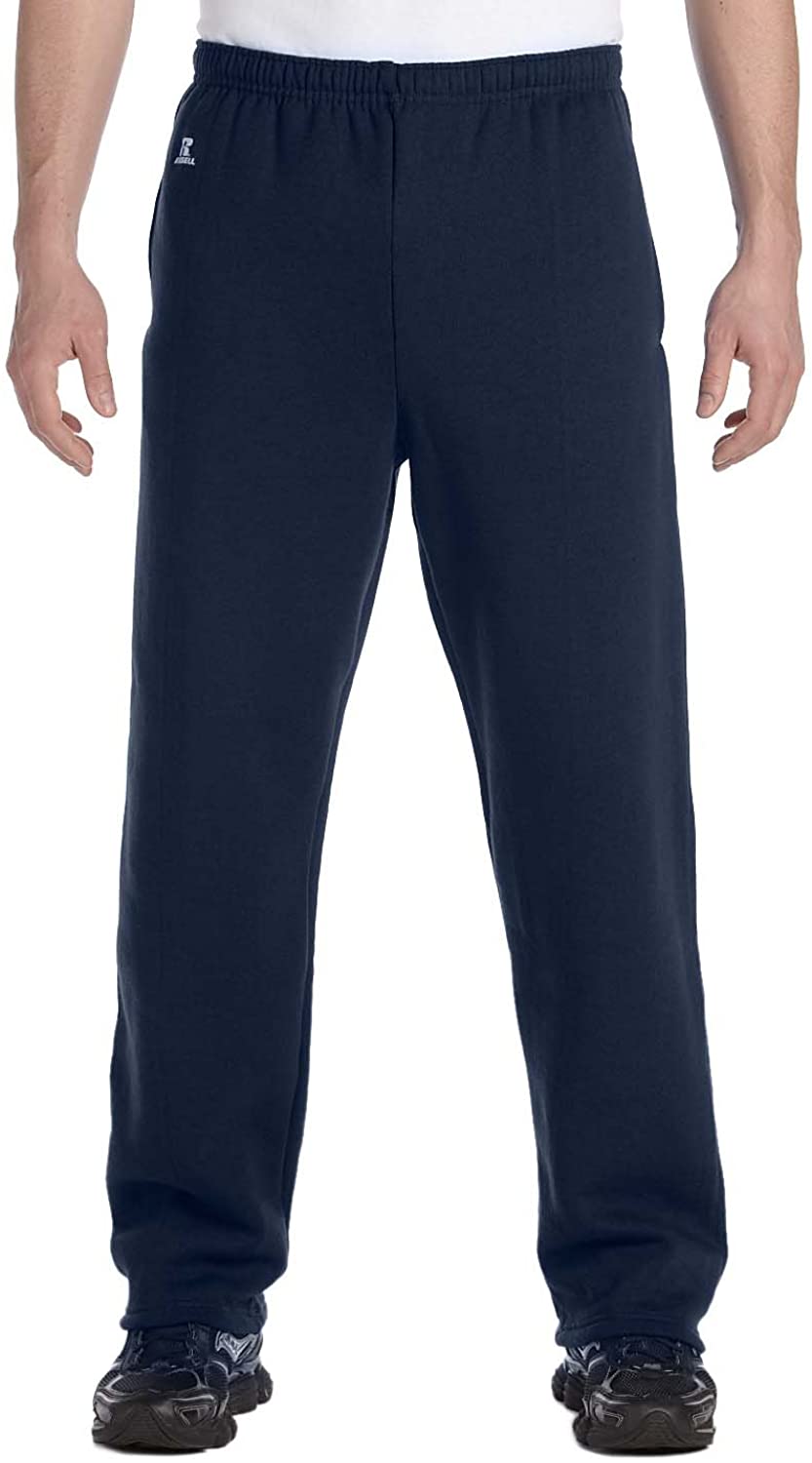 Russell Athletic Men's Dri-Power Open Bottom Sweatpants with Pockets
