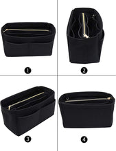 
                        
                          Cargar imagen en el visor de la galería, Felt Purse Bag Organizer Insert with zipper Bag Tote Shaper Fit Speedy Neverfull MM GM
                        
                      