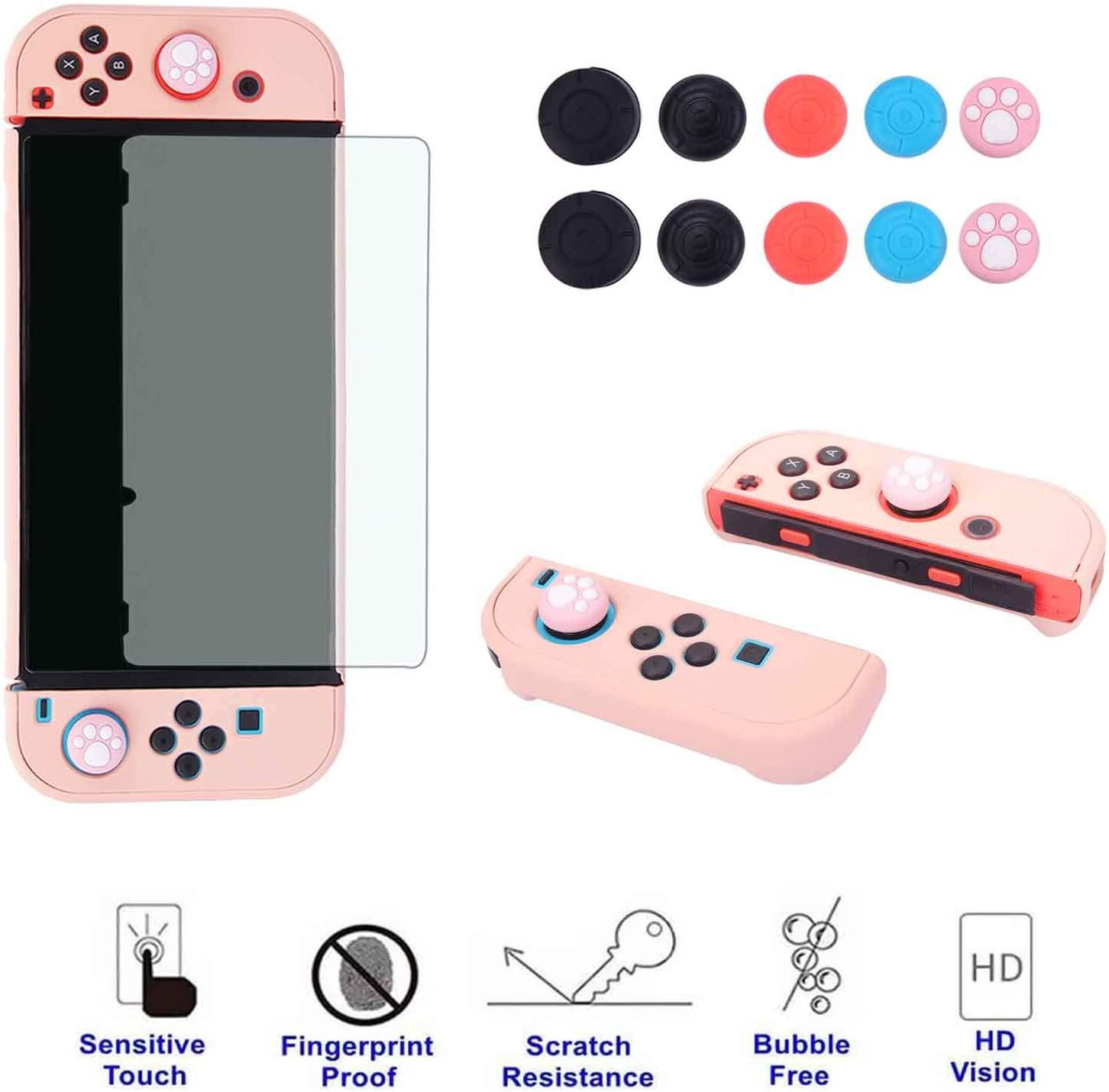 Dockable Case for Nintendo Switch - COMCOOL 3 in 1 Protective Cover Case for Nintendo Switch and Joy-Con Controller - JOY2ESpree