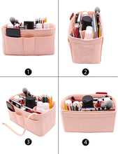 
                        
                          Load image into Gallery viewer, Felt Fabric Purse Tote Diaper Bag Organizer Insert Bag in Bag with Zipper Inner Pocket For Neverfull Speedy
                        
                      