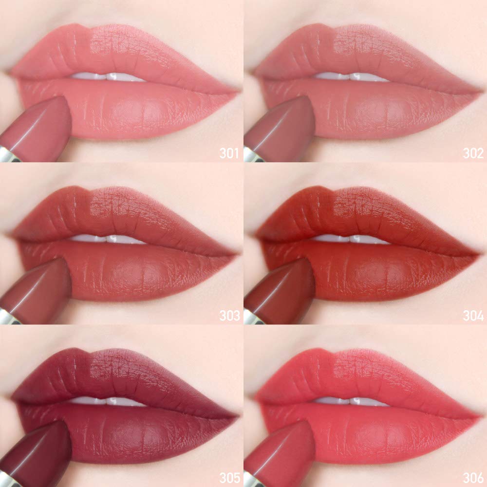 Semi Matte Vegan Lipstick with Creamy Satin Finish, Burnt Sienna