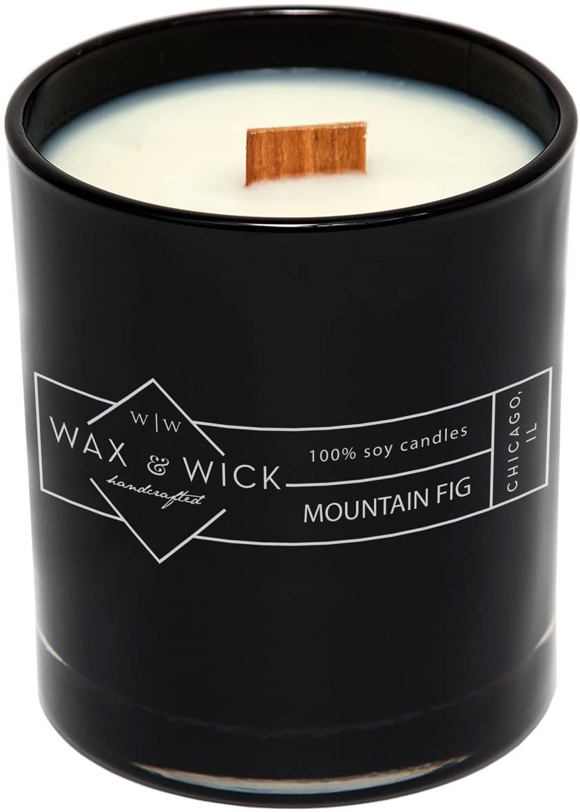 Scented Soy Candle: 100% Pure Soy Wax with Wood Double Wick