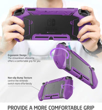
                        
                          將圖片載入圖庫檢視器 Mumba Dockable Case Compatible for Nintendo Switch, [Blade Series] TPU Grip Protective Cover Case with Ergonomic Design and Comfort Grip (Clear) - JOY2ESpree
                        
                      
