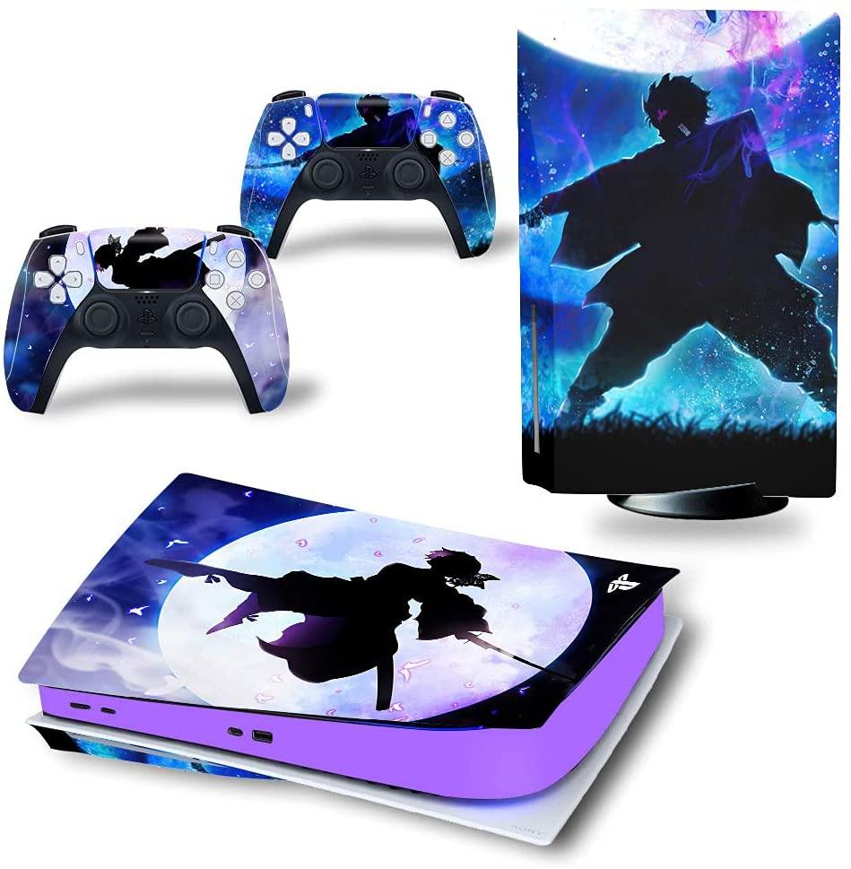 Mmoptop PS5 Skin Aven-GeRs for Playstation 5 Disc Version with Console and Dualsense Controller - Full Set - JOY2ESpree