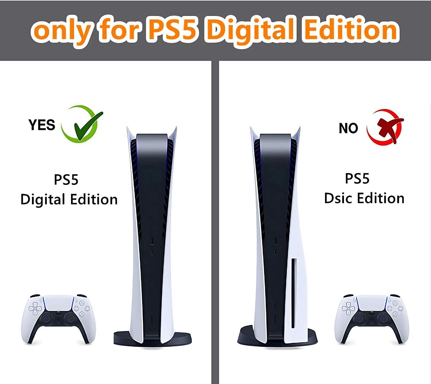 Mmoptop PS5 Skin Dragon-Ball Goku for Playstation 5 Digital Edition with Console and Dualsense Controller Full Set - JOY2ESpree