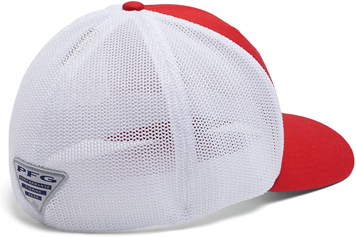 Columbia Unisex-Adult PFG Mesh Fish Flag Ball Cap