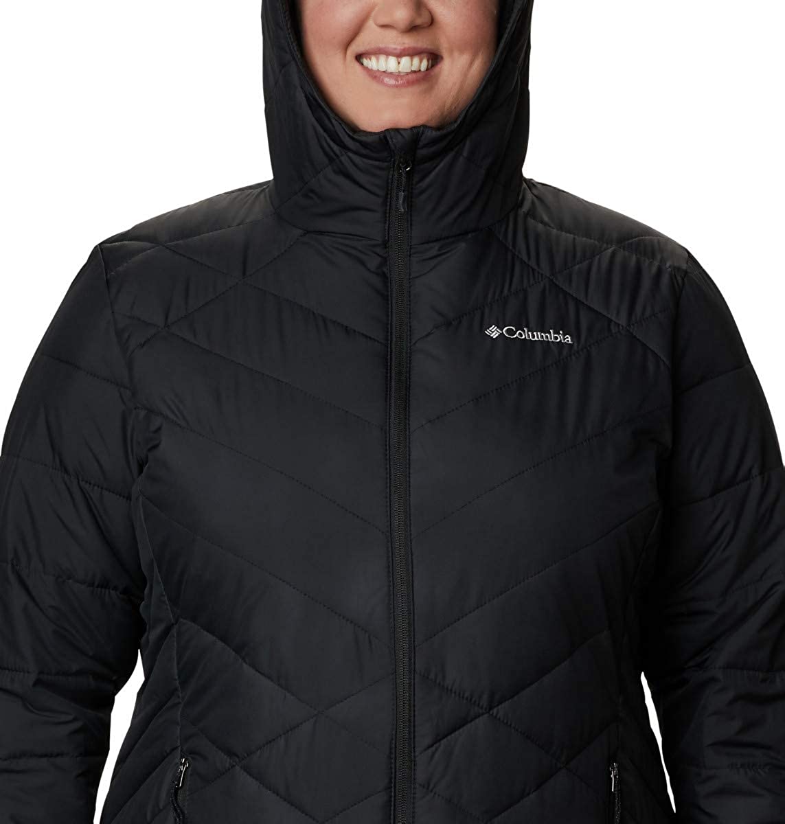 Columbia Womens Heavenly Long Hooded Jacket