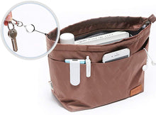 
                        
                          Cargar imagen en el visor de la galería, iN. Purse Organizer Insert with zipper Nylon fabric for women Handbags &amp; Totebag
                        
                      