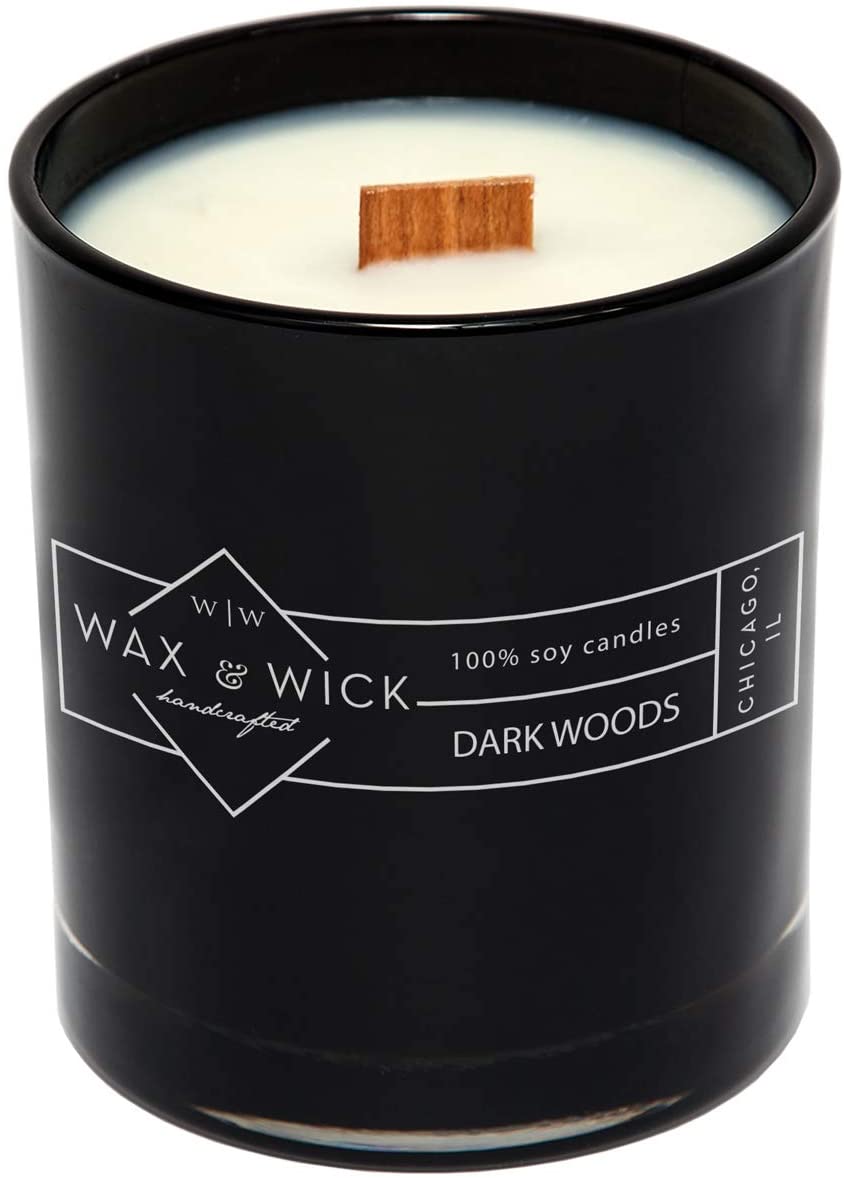 Scented Soy Candle: 100% Pure Soy Wax with Wood Double Wick