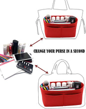 
                        
                          Cargar imagen en el visor de la galería, Felt Purse Organizer Insert Zipper Pocket with Two Removeable Bottle Holder
                        
                      