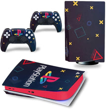 
                        
                          Load image into Gallery viewer, Decals Cover Whole Body Skin Protector for PS5 Playstation 5 Console Wrap Sticker Skin with 2 Wireless DualSense Controller Decal - JOY2ESpree
                        
                      