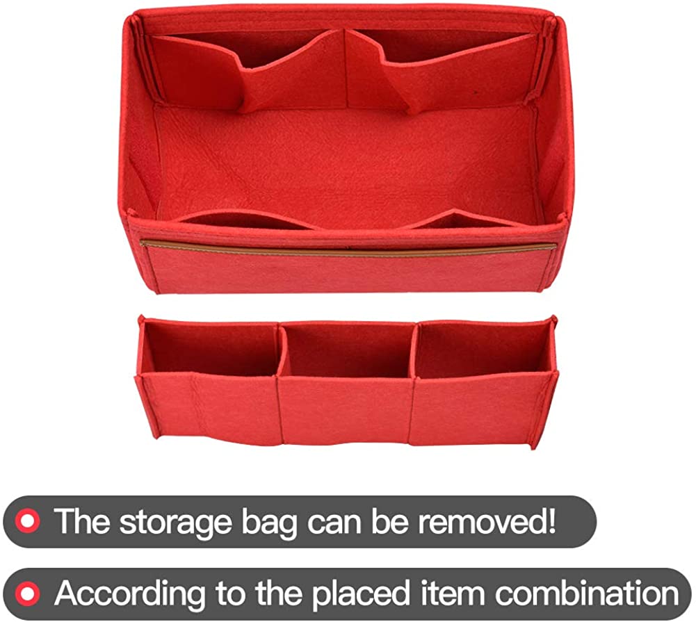 Felt Insert Bag Organizer Bag in Bag Handbag Fit LV Speedy Neverfull Longchamp