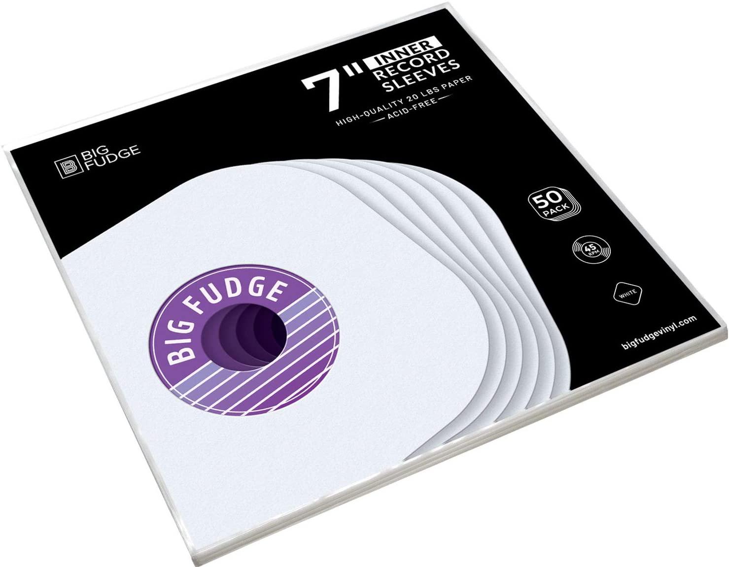 Big Fudge Vinyl Record Inner Sleeves 100x | Made from Heavyweight & Acid Free Paper - JOY2ESpree