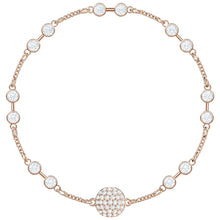 
                        
                          Cargar imagen en el visor de la galería, SWAROVSKI Remix Collection Carrier Rose Gold-Plated White Crystal Strand, Size Medium - JOY2ESpree
                        
                      