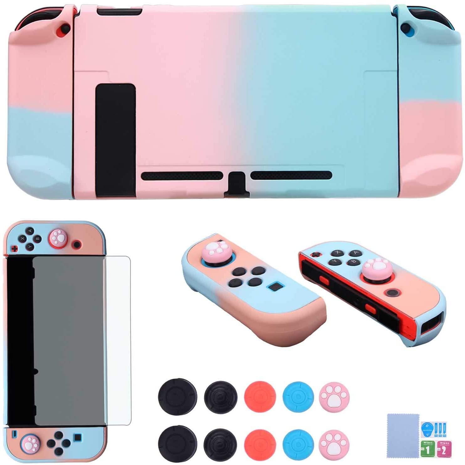 Dockable Case for Nintendo Switch - COMCOOL 3 in 1 Protective Cover Case for Nintendo Switch and Joy-Con Controller - JOY2ESpree