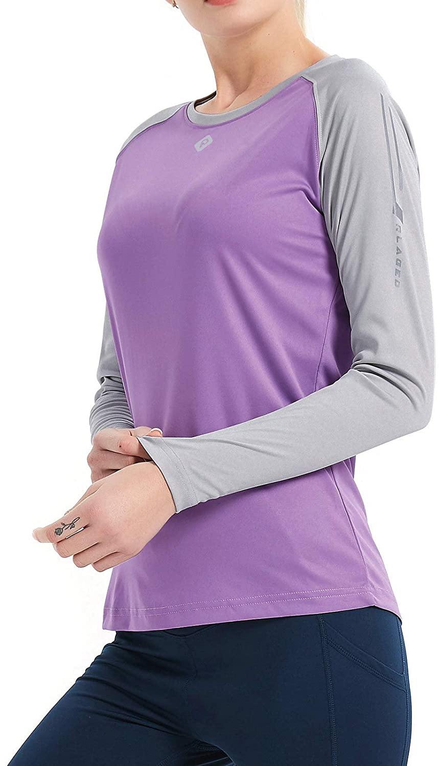 Women's UPF 50+ Sun Protection Hiking Shirts Long Sleeve Quick Dry Rashguard Athletic Running Fishing Shirts - JOY2ESpree