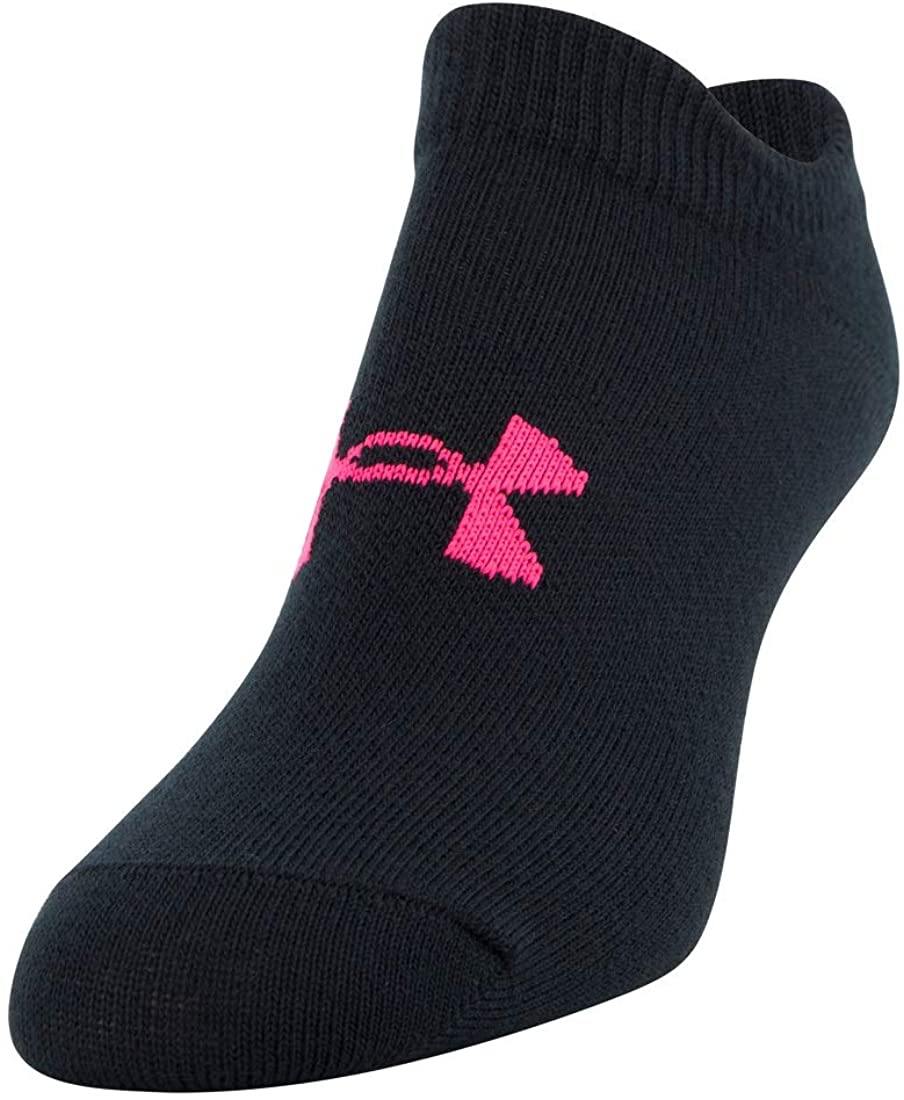Under Armour Youth Essential 2.0 No Show Socks, 6-Pairs