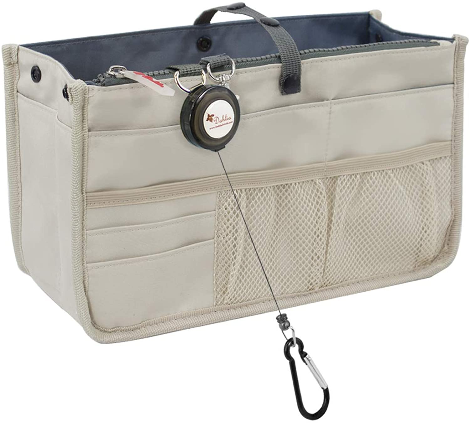 Dahlia's Patented Handbag Purse Organizer Insert - STURDY Flexible
