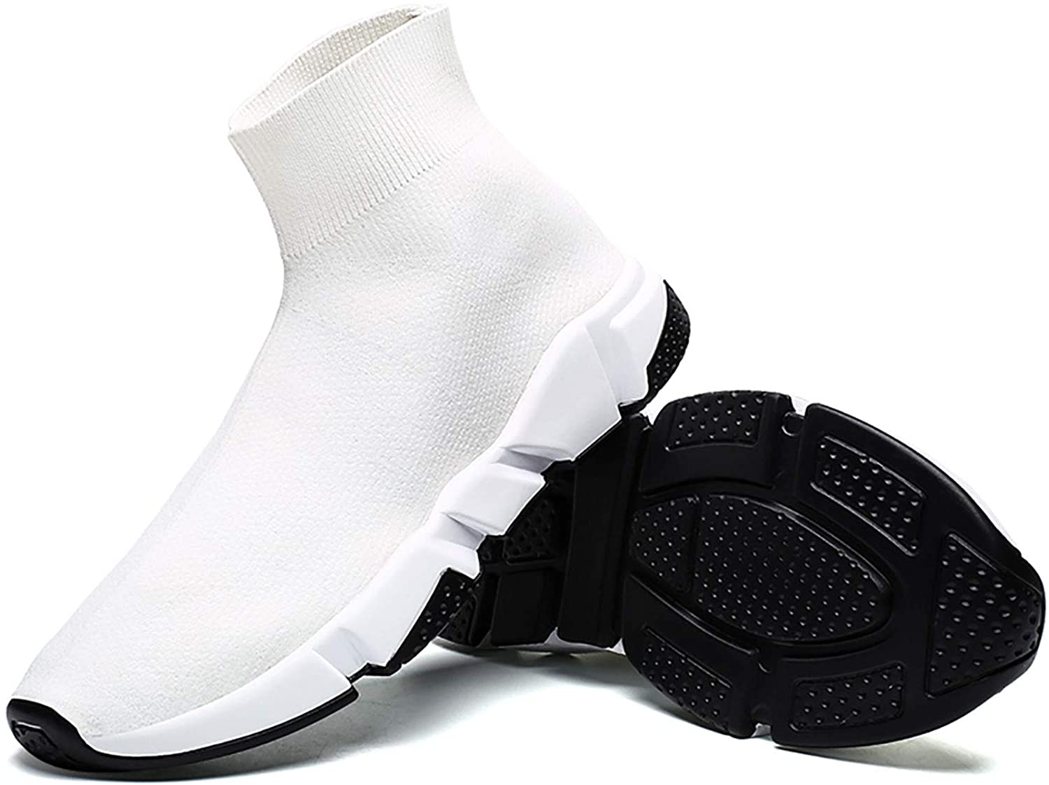 Mevlzz Mens Casual Athletic Sneakers Knit Running Shoes Tennis Shoe for Men Walking Baseball Jogging