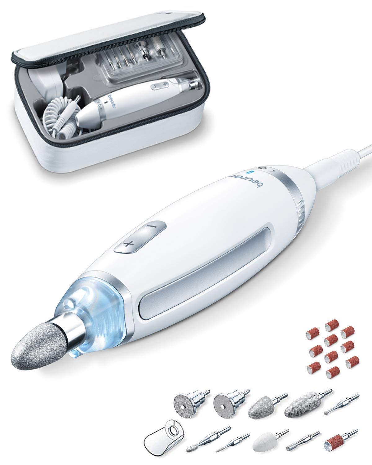 Beurer 14-piece Professional Manicure & Pedicure Nail Drill Kit, Cordless