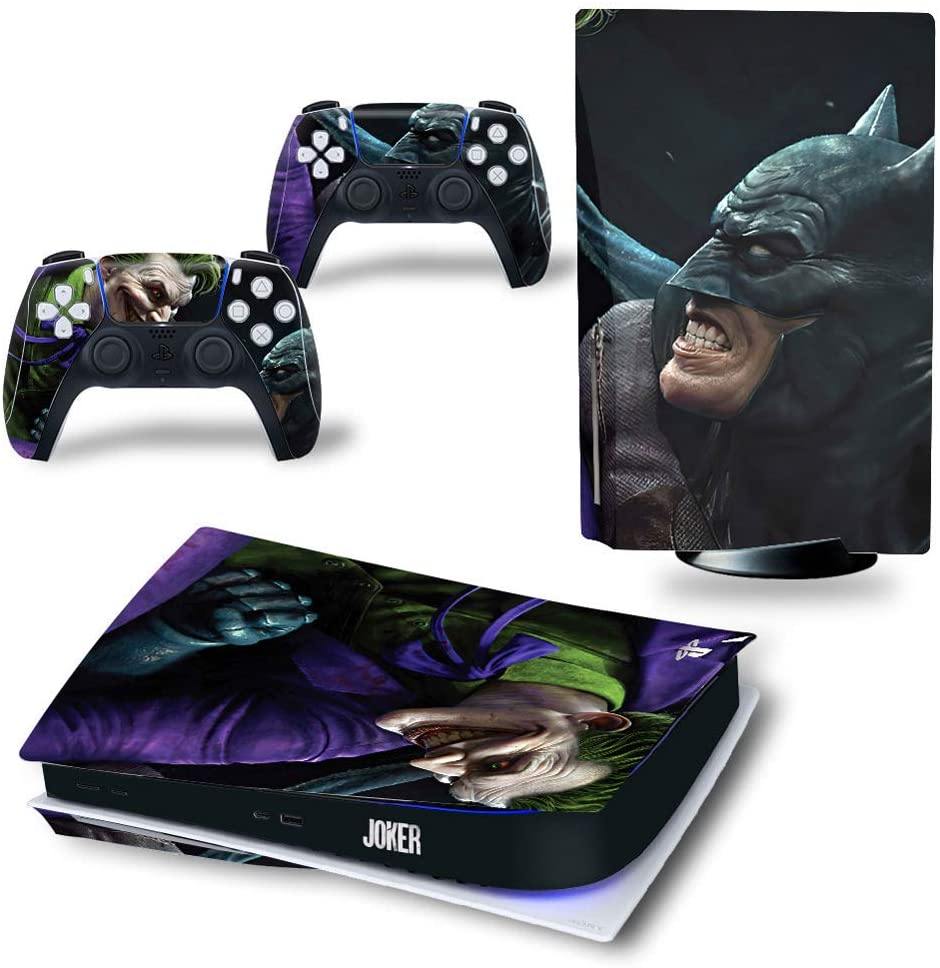 Decals Cover Whole Body Skin Protector for PS5 Playstation 5 Console Wrap Sticker Skin with 2 Wireless DualSense Controller Decal - JOY2ESpree