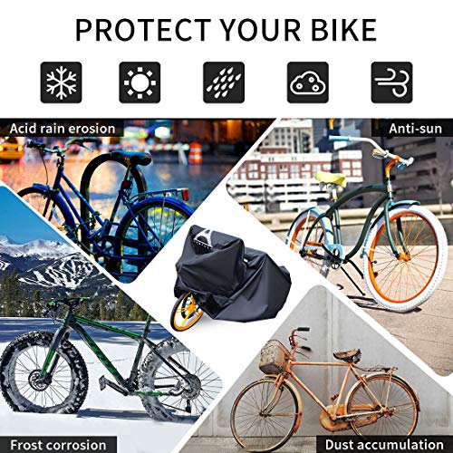 SUNFATT Bike Covers Outdoor Storage Waterproof,Bicycle Cover Waterproof Outdoor