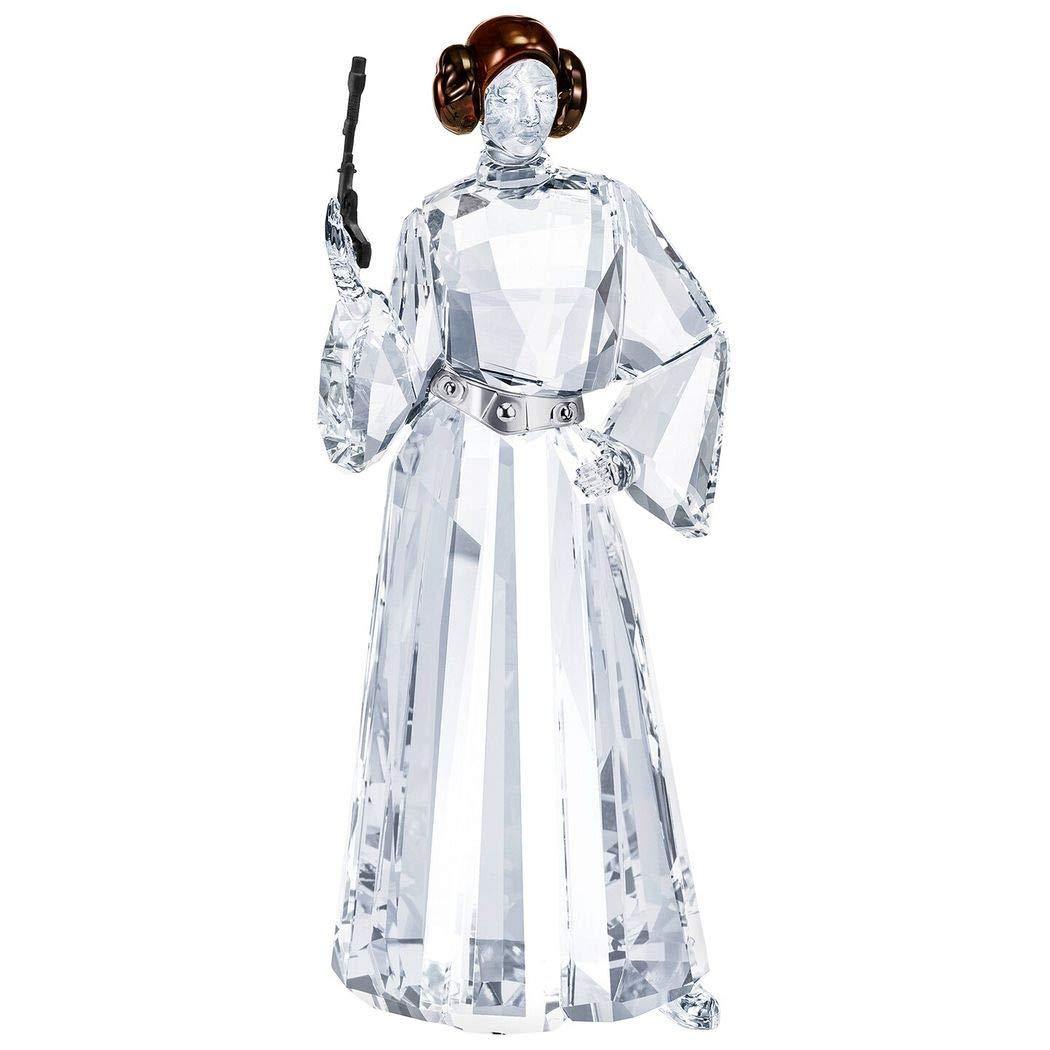 SWAROVSKI Star Wars Princess Leia Crystal Figurine, Crystal, White, 11 - JOY2ESpree