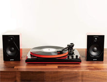 
                        
                          Muat gambar ke penampil Galeri, Gemini Sound TT-900 Series Stereo Belt Drive Turntable Sound System Set, 3 Speed Vinyl Record Bluetooth Player with Dual 50W Watts Speakers, Black/Red - JOY2ESpree
                        
                      
