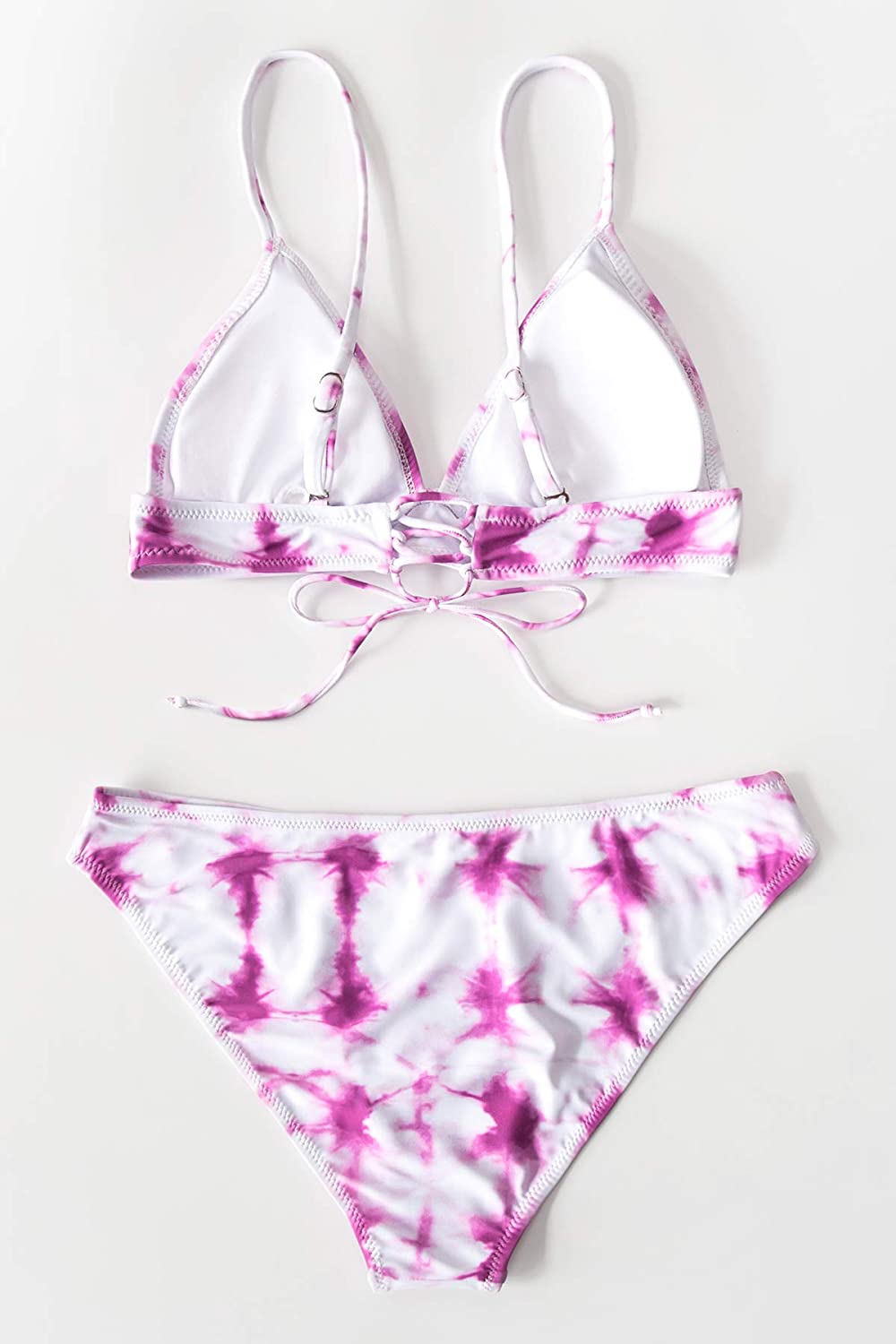 CUPSHE Women's Bikini Triangle Sexy Lace Up Two Piece Bathing Suit