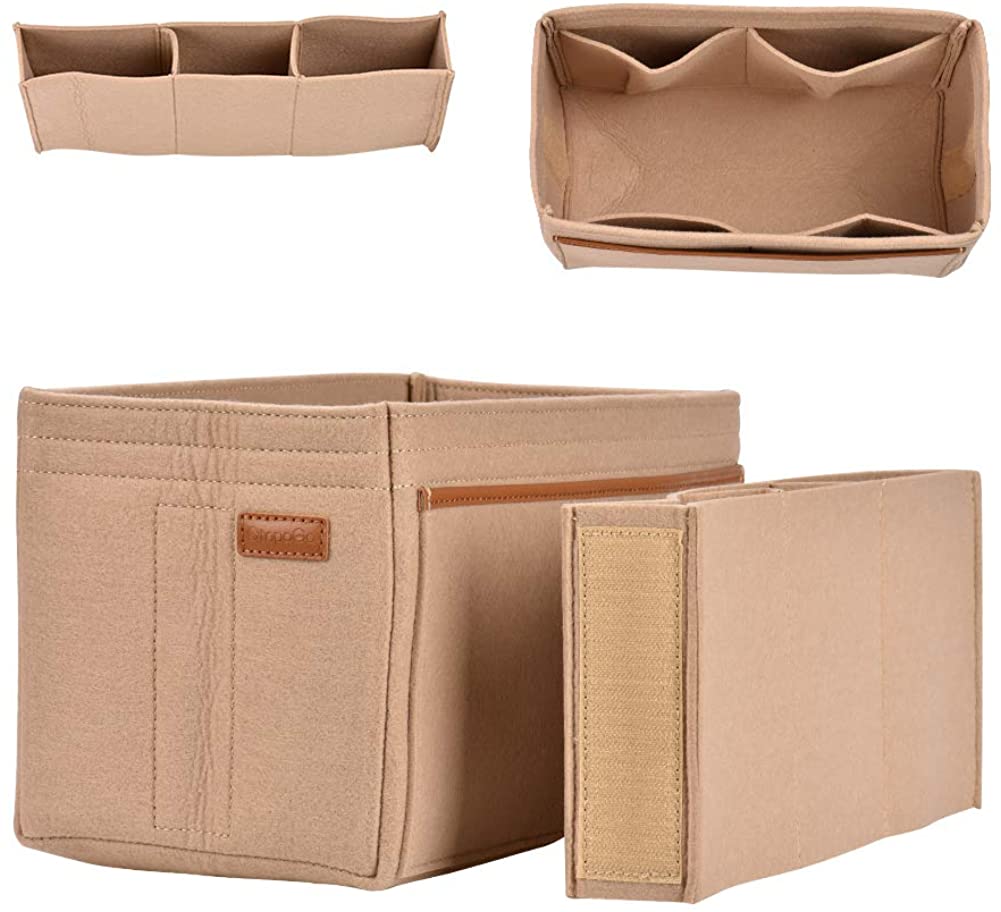 Felt Insert Bag Organizer Bag in Bag Handbag Fit LV Speedy Neverfull Longchamp