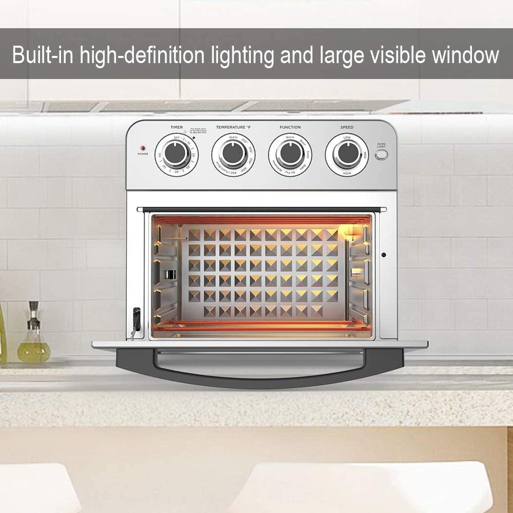 Air Fryer Toaster Oven Combo 8-in-1 Countertop Rotisserie & Dehydrator - JOY2ESpree