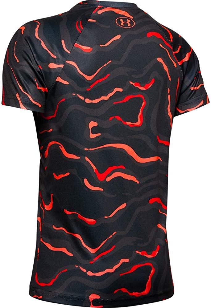 Under Armour Boys' Tech Big Logo Printed Short Sleeve Gym T-Shirt