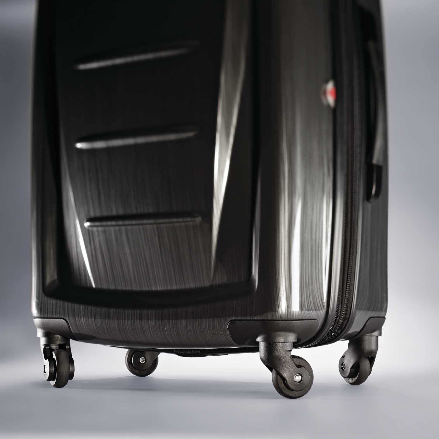 Samsonite Winfield 2 Hardside Expandable Luggage with Spinner Wheels, Charcoal, Checked-Large 28-Inch