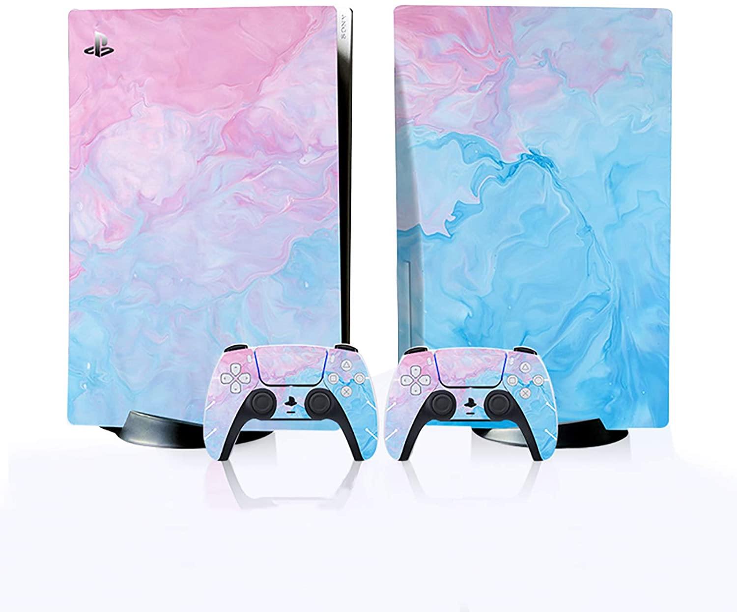 Huaatiear PS5 Sticker Vinyl Decal Cover, Skin Decal for PS5 Console Regular and Playstation 5 Controller - JOY2ESpree