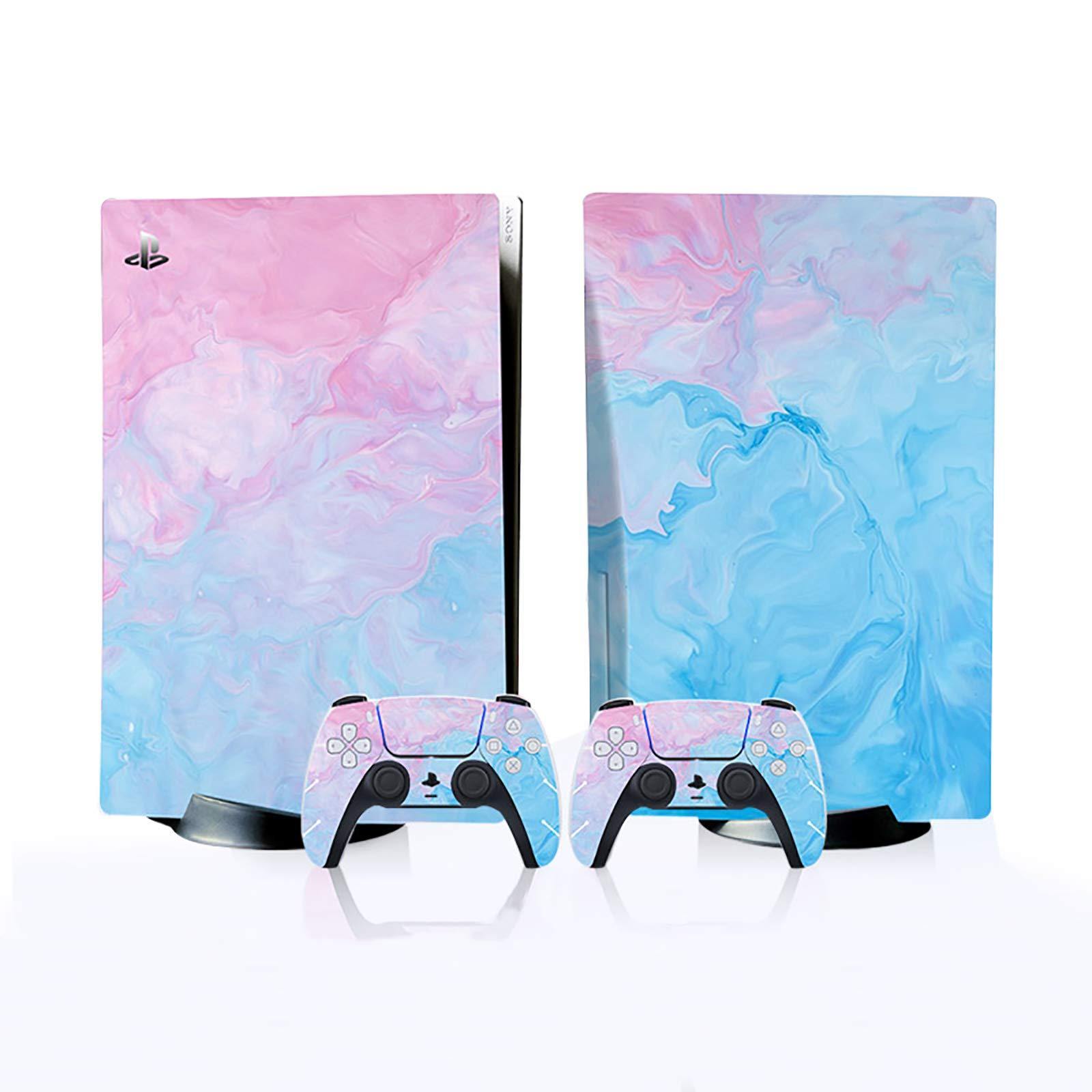 Huaatiear PS5 Sticker Vinyl Decal Cover, Skin Decal for PS5 Console Regular and Playstation 5 Controller - JOY2ESpree
