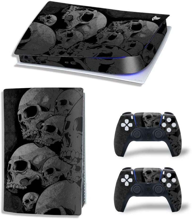 PS5 Skin for Playstation 5 Digital Version, PS5 Console and Controllers Skin Vinyl Sticker Decal Cover - Blue Grimace - JOY2ESpree