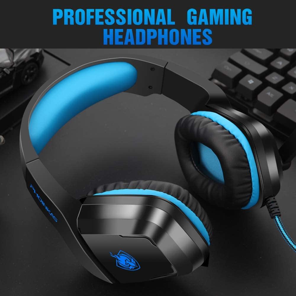 PS4 Gaming Headset with 7.1 Surround Sound, Xbox One Headset with Noise Canceling Mic & LED Light - JOY2ESpree