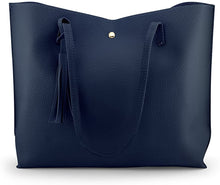 
                        
                          Cargar imagen en el visor de la galería, Oct17 Women Large Tote Bag - Tassels Faux Leather Shoulder Handbags, Fashion Ladies Purses Satchel Messenger Bags
                        
                      